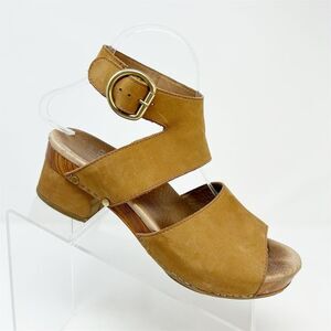 Dansko Minka Brown Ankle Strap Buckle Sandals Size 38 (US 7.5-8) Open Toe